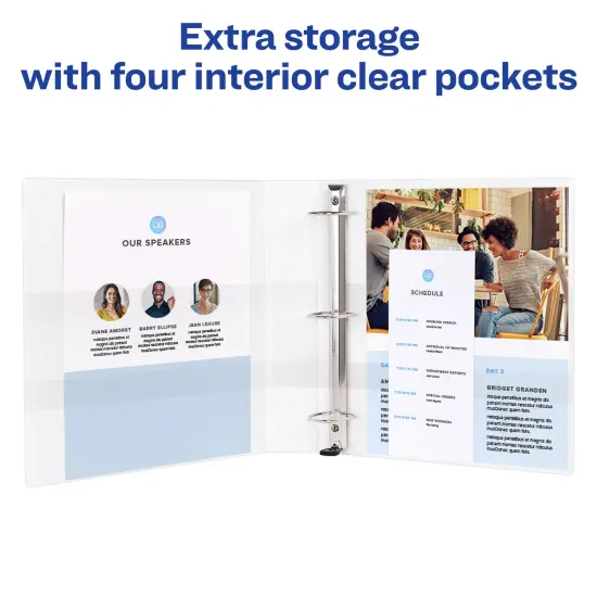 Avery Durable View Binders, 2 Inch Rings, 1 White Binder (09501) {5}