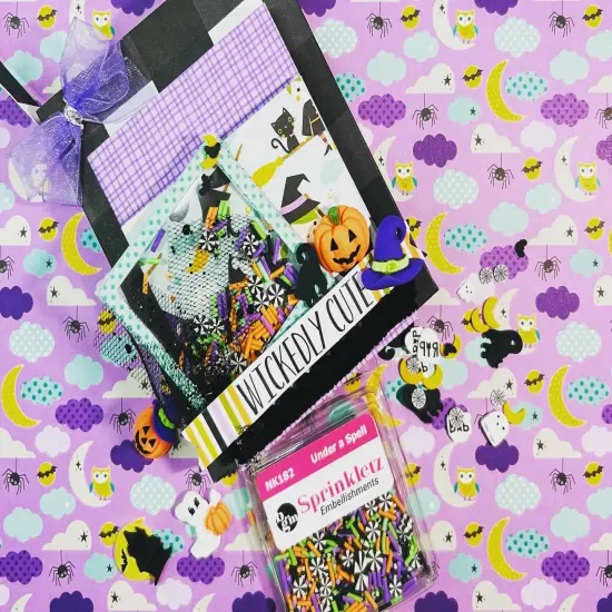 Buttons Galore Sprinkletz DIY Craft Embellishment Polymer Clay Pieces 36 Grams - 3 Packs of Tri Color Treats {6}