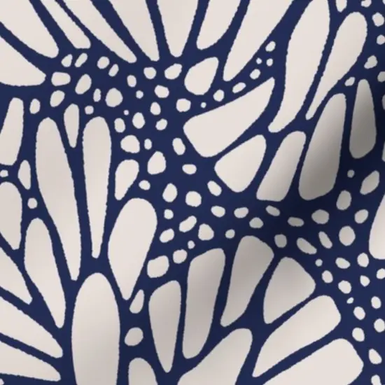 Various Fabrics by the Yard or Fat Quarter Nature Animal Print Dark Blue Modern Custom Printed Fabric by Spoonflower {7}