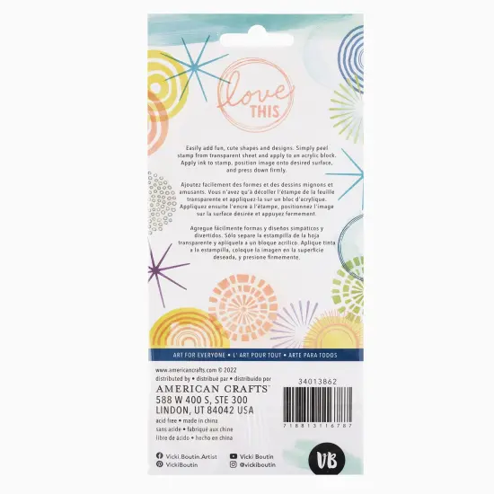 Vicki Boutin Print Shop Clear Stamps 9/Pkg-Love This {2}