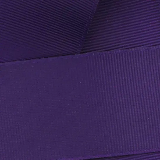 7/8" Grosgrain Ribbon Solid 285 Plum 50yd {1}