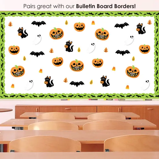 Big Dot of Happiness Spooky Halloween - DIY Classroom Decorations - Bulletin Board Cut-Outs - Set of 40 {6}