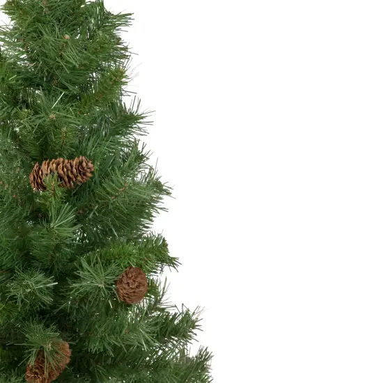 Northlight 3' Black River Pine Artificial Medium Profile Christmas Tree, Unlit Green {5}