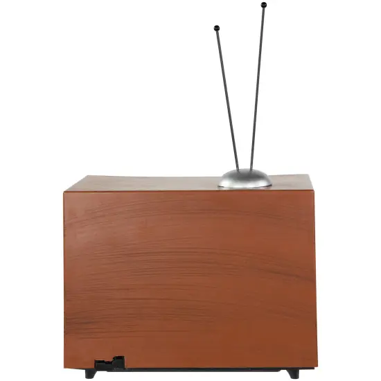 Northlight LED Lighted Animated Musical TV with Ice Skating Scene Christmas Display - 9.25" Brown {6}