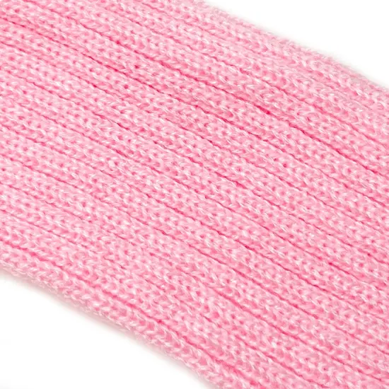 Wrapables 80's Style Neon Fluorescent Ribbed Leg Warmers Pink {4}