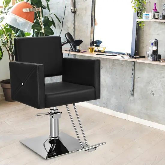 Costway Salon Chair for Hair Stylist Adjustable Swivel Hydraulic Barber Styling Chair {2}
