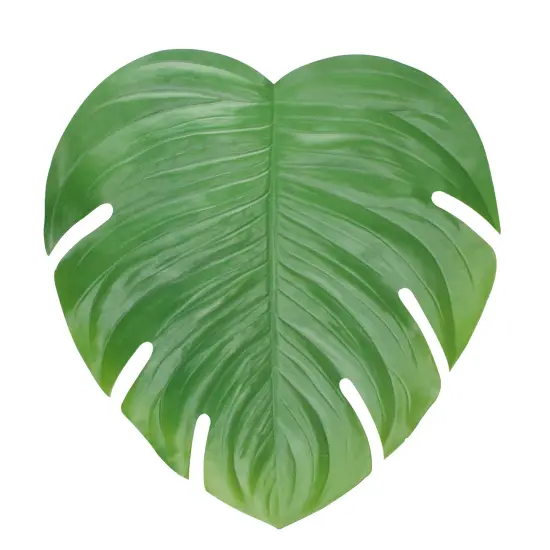 Allstate 18" Green Over Sized Monstera Leaf Placemat {1}