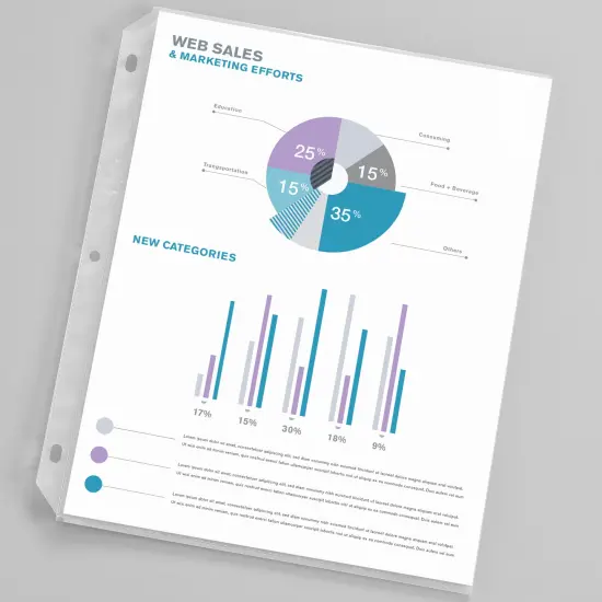 Avery Clear Heavyweight Sheet Protectors, Non-Glare, Easy Load, 200 Document Protectors (74401) {6}