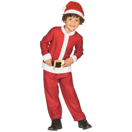 Northlight Santa Claus Boy's Christmas Costume - 6-8 Years White {3}