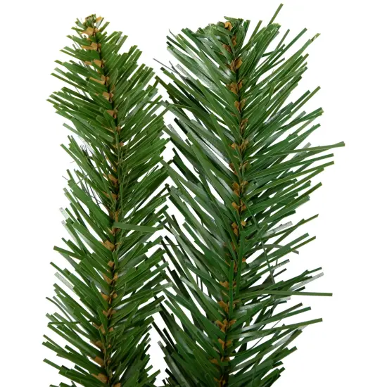 Northlight 9' x 12" Mixed Green Beaver Pine Artificial Christmas Garland, Unlit {7}