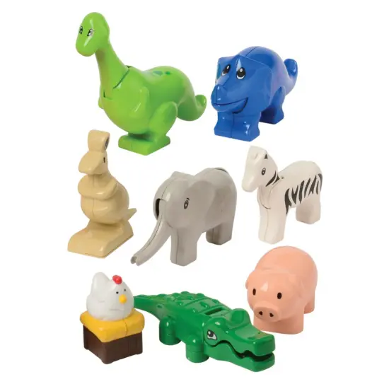 Creative Minds Block Animals Building Set {4}