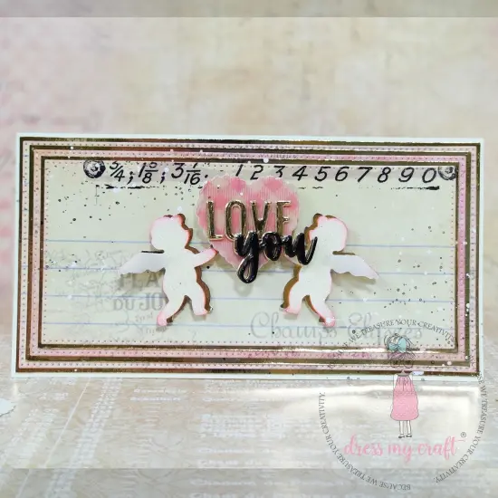 Dress My Craft Designer Punch-Scalloped Heart 1.5" {6}