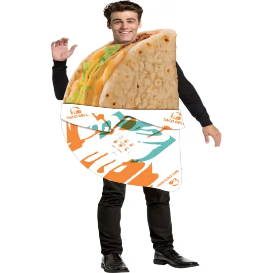 Adult Taco Bell Gordita Crunch Costume {1}
