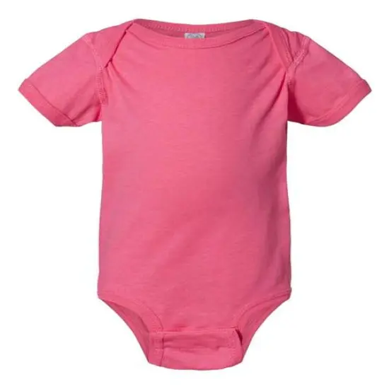 Rabbit Skins&reg; Infant Fine Jersey Bodysuit - 4424 Hot Pink {1}