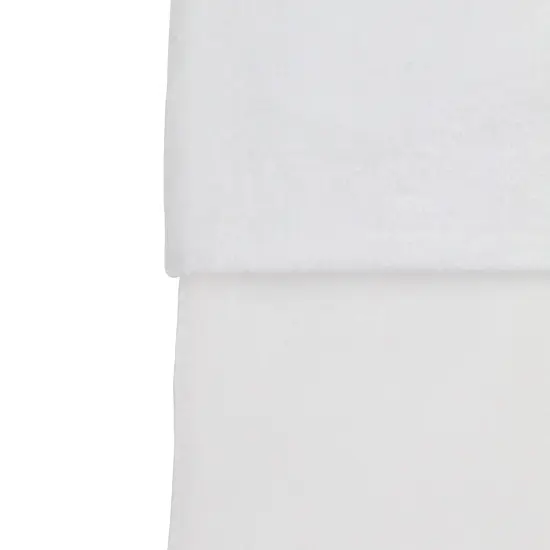 Northlight Traditional Velveteen Christmas Stocking - 19" - White {4}