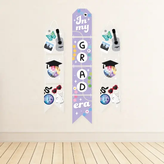 Big Dot of Happiness In My Grad Era - Hanging Vertical Paper Door Banners - Graduation Party Wall Decoration Kit - Indoor Door Decor {4}