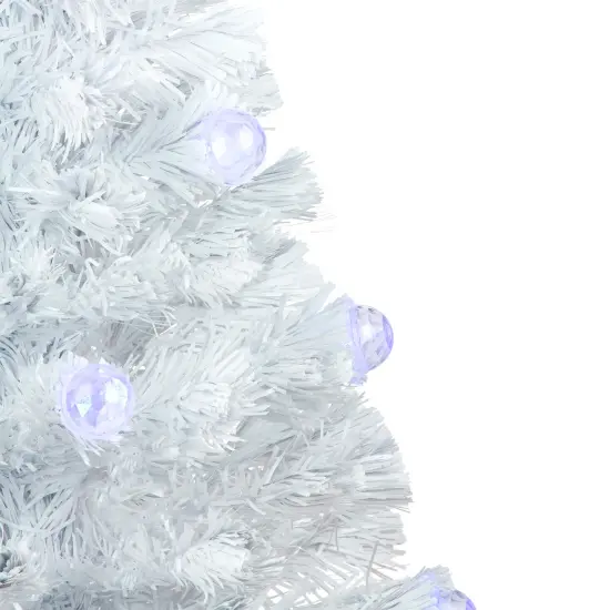 Northlight 3' Pre-Lit White Fiber Optic Artificial Christmas Tree, White Lights {3}