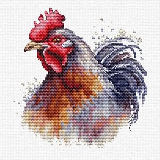The Cock BC217L Counted Cross-Stitch Kit {1}
