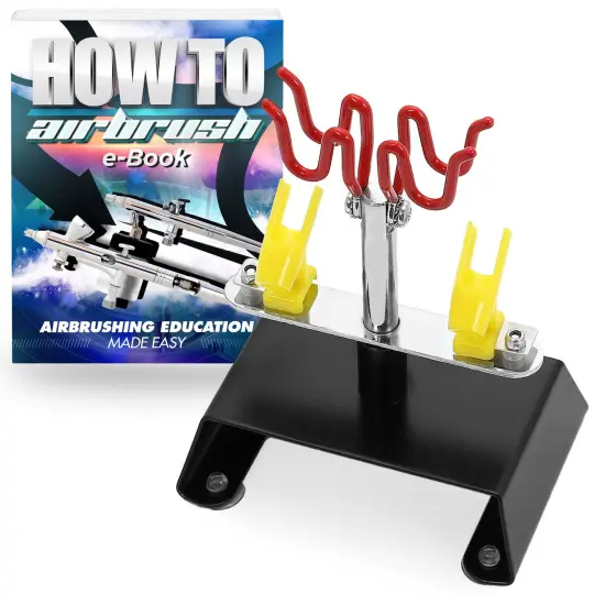 PointZero Four Station Airbrush Tabletop Stand Holder {1}