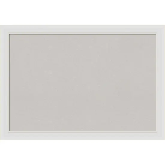 Flair Framed Corkboard, Grey Cork Flair Soft White {1}
