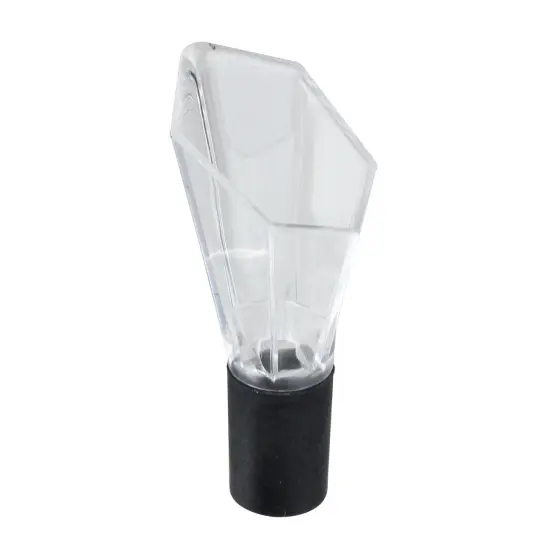 Wild Eye 3.5" Handcrafted Diamond Design Clear Wine Aerator with Pour Spout {3}