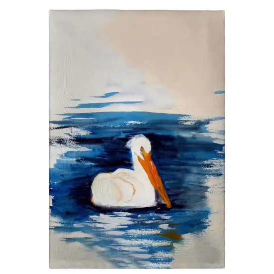 Betsy Drake Spring Creek Pelican Guest Towel {1}