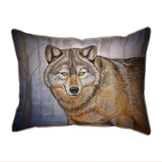 Betsy Drake Grey Wolf Extra Large 20 X 24 Indoor / Outdoor Pillow {1}