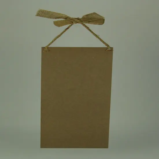 Rustic Wood Enjoy Life Vertical Hanging Memo Board with 3 Clips {4}