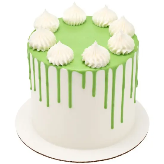 Bright Green Cake Drip {3}
