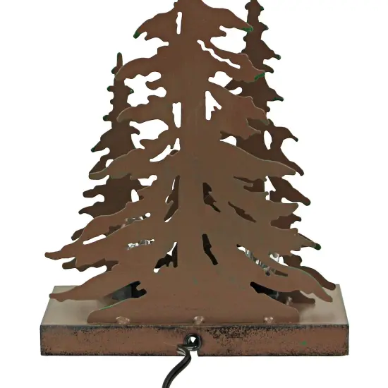 Rustic Metal Bigfoot Accent Lamp {4}