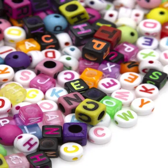 CousinDIY Alphabet Bead Mix-Neon {6}