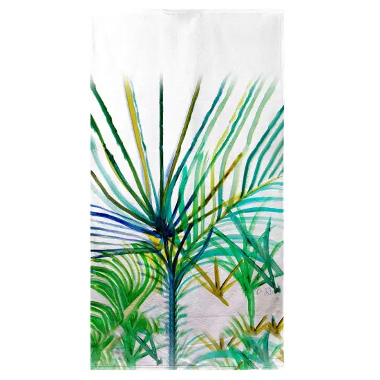 Betsy Drake Teal Palms Beach Towel Multicolor {1}