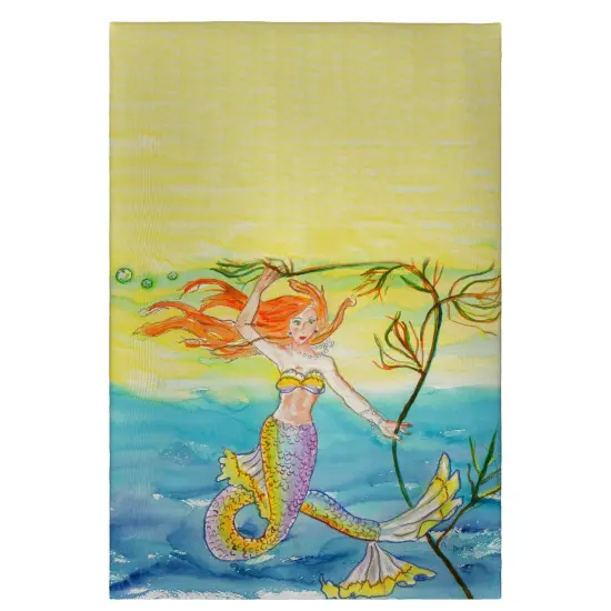 Betsy Drake Betsy's Mermaid Guest Towel {1}