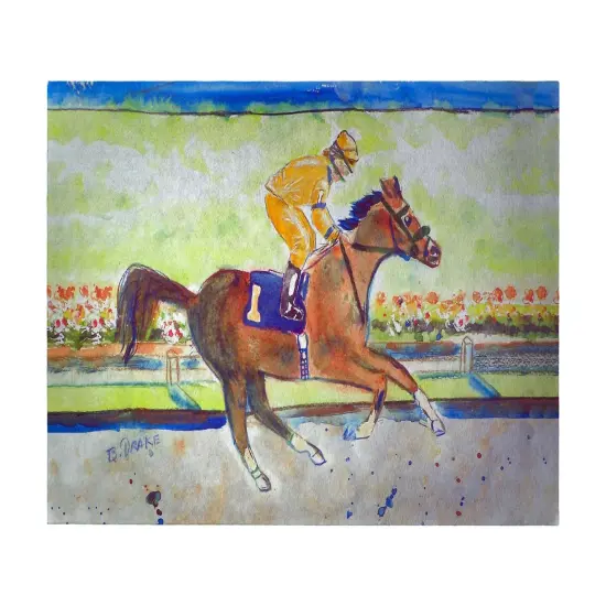 Betsy Drake Racing Horse 30 X 50 Inch Comfort Floor Mat {1}
