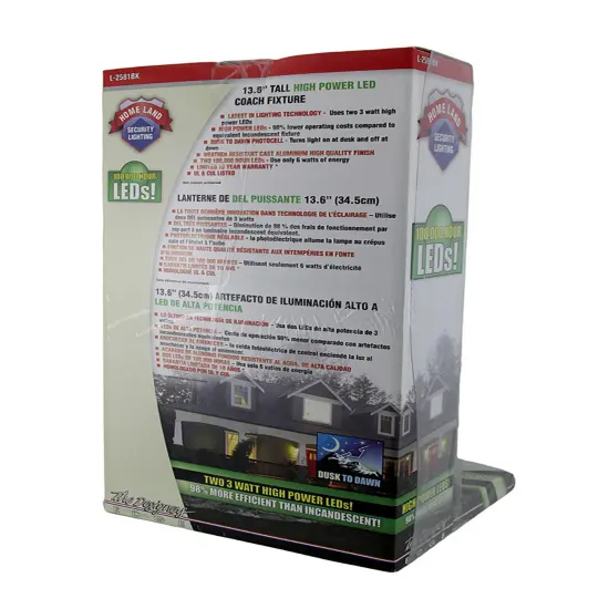 LED Dusk to Dawn Photocell Wall Mounted Coach Lantern {6}