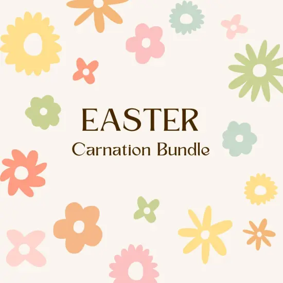 300-Pack Assorted Easter Carnation Picks - 5-Inch Stems, 3.5-Inch Wide Artificial Flowers for Spring D&eacute;cor, Arrangements & Crafts - Floral Home by Artificial Flowers {5}