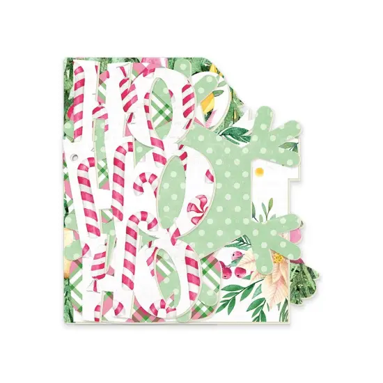 P13 Light Chipboard Album Base With Papers 6"X6"-Mix and Match, Santa's Workshop {2}