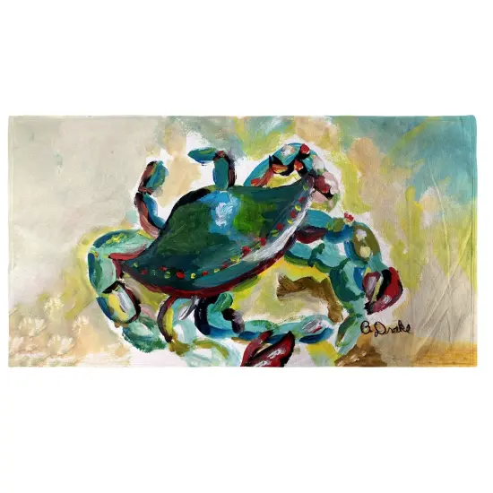 Betsy Drake Colorful Crab Beach Towel Multicolor {1}