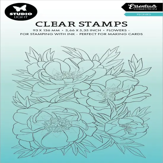 Studio Light Clear Stamp-Nr. 541, Peonies {1}