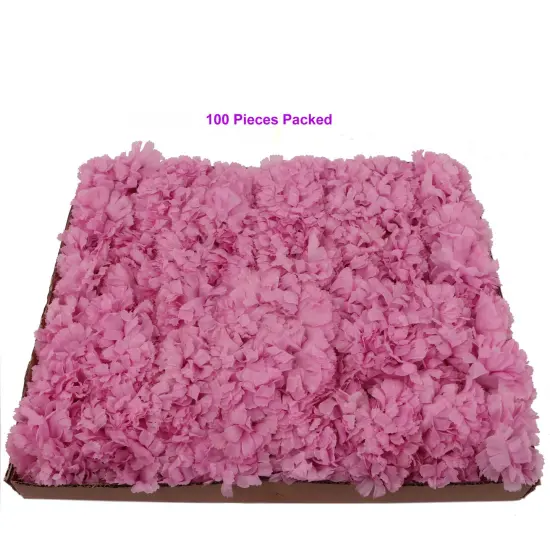 LGBT Carnation Picks: Set of 100, 3.5" Wide, Silk Flowers, Floral Home by Artificial Flowers Violet {2}
