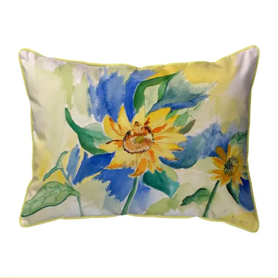 Betsy Drake Betsy's Sunflower Extra Large 20 X 24 Indoor / Outdoor Pillow {1}