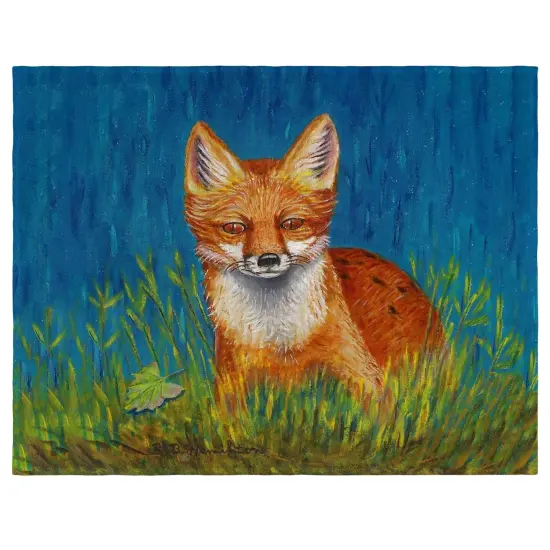 Betsy Drake Red Fox Place Mat Set of 4 {1}