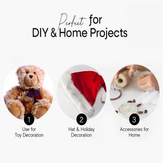 FabricLA | Shaggy Faux Fur | Fabric by The Yard | 144" X 60" Inch Wide | Craft Furry Fabric | Sewing, Apparel, Rugs, Pillows & More | Faux Fluffy Fabric | Platinum Gray, 4 Yard {3}