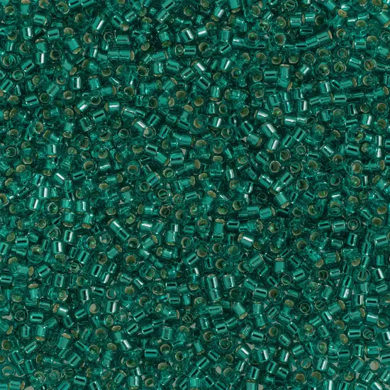 Miyuki Delica 50g Silver Lined Glass Beads, 11/0 TealCaribbean DB1208 {1}
