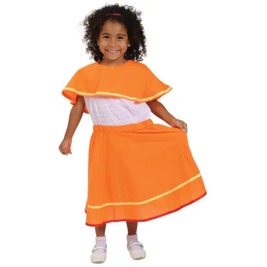 Kaplan Early Learning Company Festive Multiethnic Mexican Huipil Girl Garment {3}