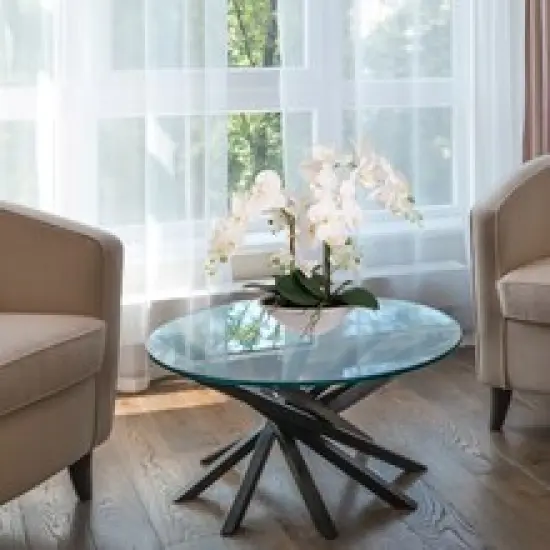 23" White Phalaenopsis Orchid - Faux Flowers, White Ceramic Vase, Elegant Decor for Home, Office, & Events - Perfect for Year-Round Display, Floral Home by Artificial Flowers {2}