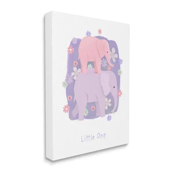 Little One Baby Elephant Canvas Art {3}
