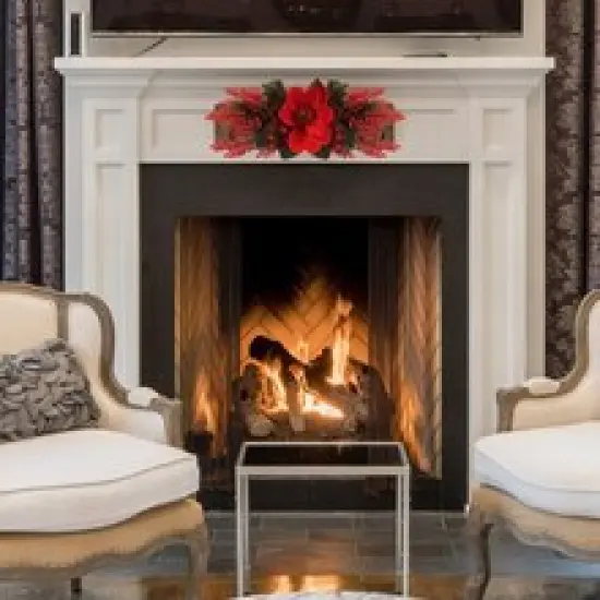 17" Glitter Ash Spray - 12-Pack, Sparkling Finish, Perfect for Wreaths, Trees & Garlands - Christmas & Holiday D&eacute;cor Accent, Floral Home by Artificial Flowers {2}