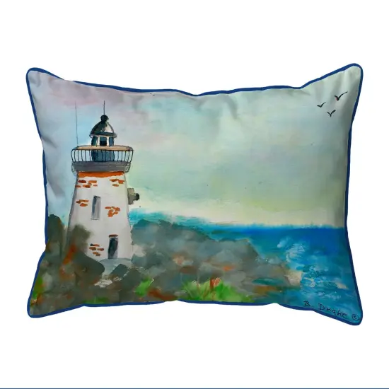 Betsy Drake Light House Extra Large 20 X 24 Indoor / Outdoor Pillow {1}