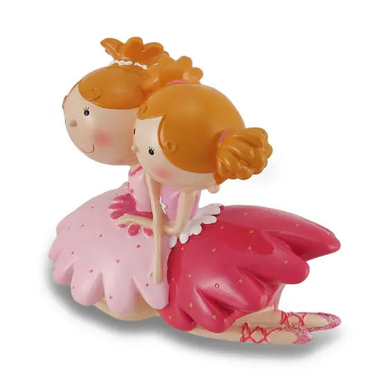 Best Friends Ballerina Coin Bank Statue Multicolor {3}